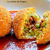 recette Arancini ou comment utiliser les restes de risotto!