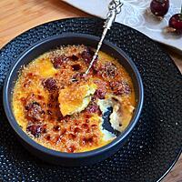 recette Crème brûlée aux cerises du jardin