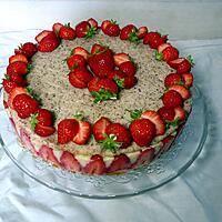 recette Fraisier sans gluten et sans lactose