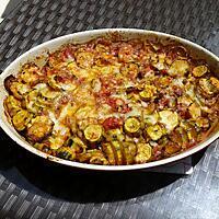 recette Gratin de courgettes et de tomates