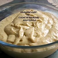 recette Rhubarbe curd ou Crème de rhubarbe