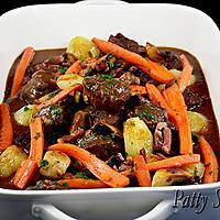 recette Boeuf Bourguignon au Four et Légumes Glacés