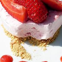 recette Mousse glacée à la fraise