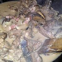 recette Sauté de veau a la crème