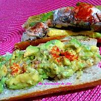 recette TARTINADE D'AVOCAT & SARDINES