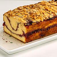 recette Gâteau du matin vanille framboises amandes