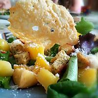 recette Salade exotique MPP ( Mangue Pomme Parmesan)