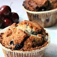 recette Muffins myrtilles -coco, Bio, sans gluten sans oeufs