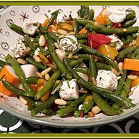 recette Salade de Haricots verts et Poivrons marinés