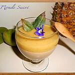 recette Panna cotta tropicale au lait de coco