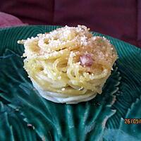 recette bouchées gratinées de restes de carbonara