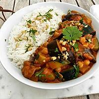 recette Curry de légumes végétalien au lait de coco