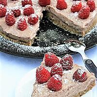 recette Tarte mi-crue cerises et framboises, bio  {SANS GLUTEN / SANS LAIT / SANS OEUFS}