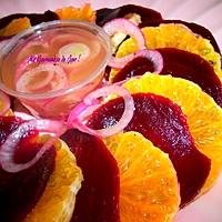 recette SALADE d'ORANGE & BETTERAVE ROUGE