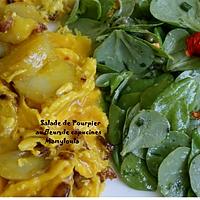 recette Salade de pourpier aux fleurs de capucines