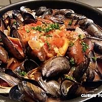 recette Moules sauce tomate