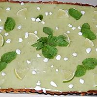 recette Tarte façon mojito au thermomix