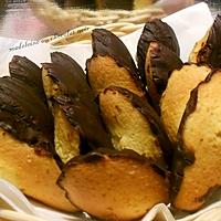 recette madeleine enrobé de chocolat