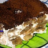 recette TIRAMISU SANS MASCARPONE A MA FAÇON