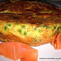 recette FRITTATE DE SAUMON FUME