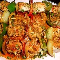 recette Brochettes de poulet a la hongroise