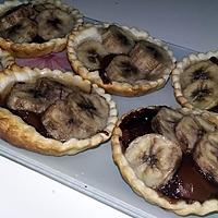 recette Tartelettes facile Nutella banane