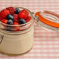 recette Panna cotta à l'agar agar et aux fruits rouges