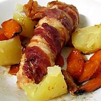 recette FILETS DE POULET AU FROMAGE ET CAROTTES