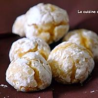 recette Amaretti fourrés à la confiture de gingembre