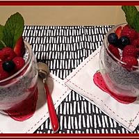 recette Pudding de Chia aux fruits rouges