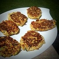 recette Galettes aux courgettes, quinoa et chèvre