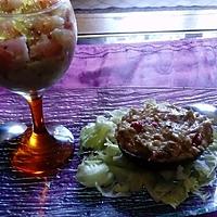 recette verrine  avocat  pamplemousse, ,,,,  avocat  au  thon de la cuillére aux  mille  délices