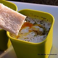 recette Oeufs cocotte au micro ondes