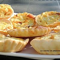 recette Mini tarte à l'oignon avec la pâte à tarte Tupperware