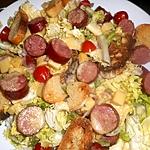 recette Salade frisée aux diots de savoie