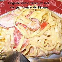 recette Linguine terre et mer