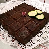 recette MOELLEUX CHOCOLAT/COURGETTE