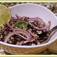 recette Salade de Lentilles et Courgettes au Citron vert