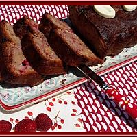 recette Cake Framboise et Chocolat Blanc