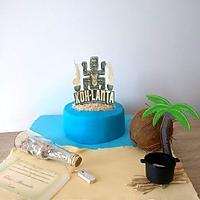 recette Gâteau d'anniversaire:Koh-lanta!