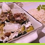 recette Crumble de Courgette et Bacon aux Herbes et à la Ricotta.