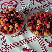 recette Fruits d'été à la crème battue