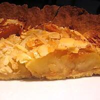 recette Tarte fondante pommes et croustillants d amandes