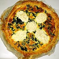 recette Tarte épinards, chèvre et cumin