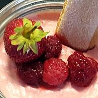 recette mousse fraise framboise ultra simple