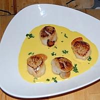 recette Nage de St Jacques au champagne du blog cccuisine.over-blog.com