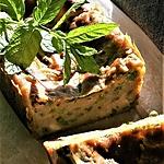 recette Cake petits pois, haricots verts, menthe-ciboulette, bio {sans gluten, sans oeufs}