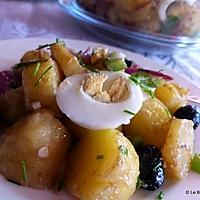 recette Salade de pommes de terre rattes