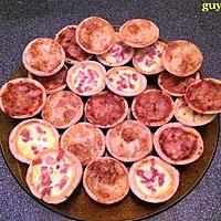 recette mes petites tartelettes pour l'apèritif de Noël