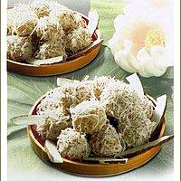 recette BOULES DE COCO